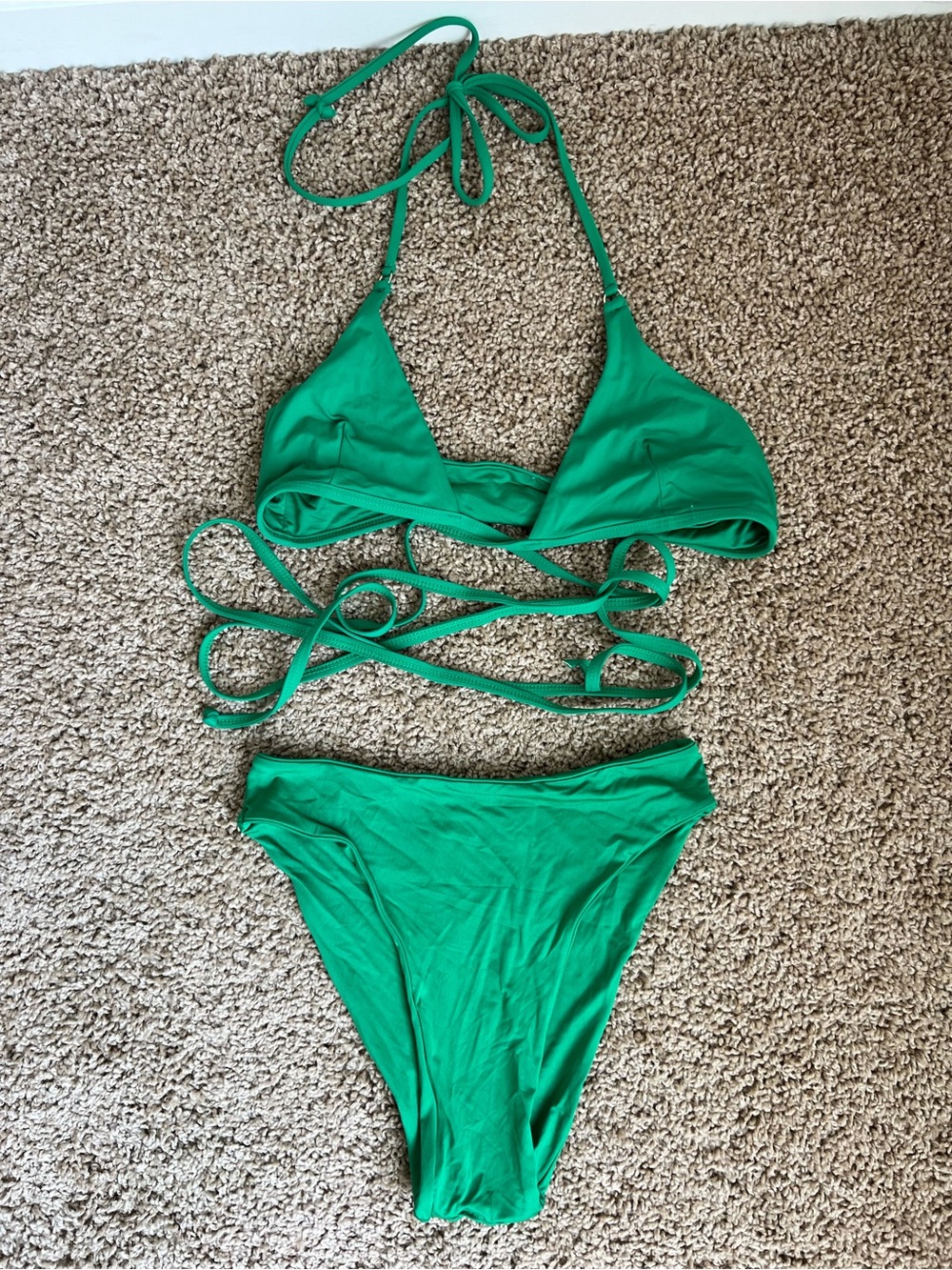 Toluca Strappy Triangle Bikini Set